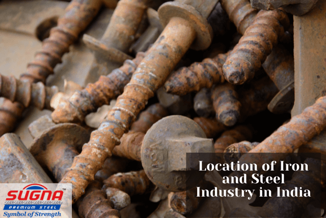 Where is iron and steel industry located
